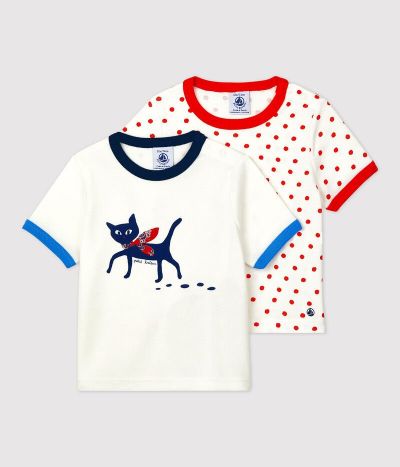 Lot de 2 tee-shirts manches courtes bébé