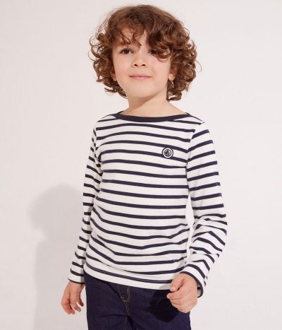 Marinière en coton bio enfant fille / garçon