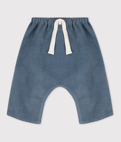 Pantalon bébé en velours côtelé