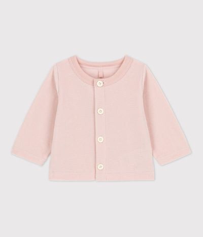 Cardigan en velours bébé en coton