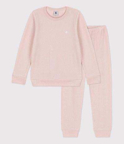 Pyjama petite fille/petit garçon en bouclette éponge grattée