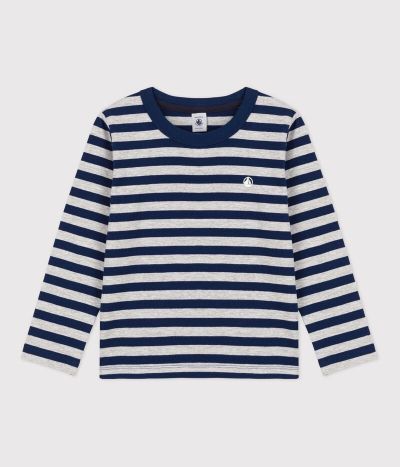 Tee-shirt manches longues en coton enfant garçon