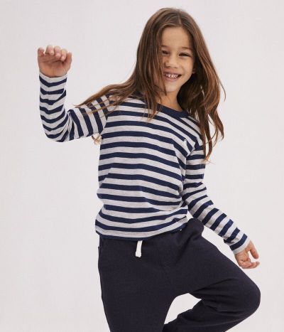 Tee-shirt manches longues en coton enfant garçon