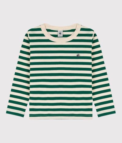 Tee-shirt manches longues en coton enfant garçon
