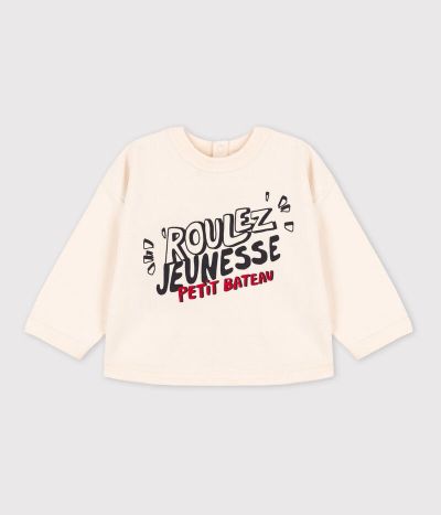 Sweatshirt bébé en coton