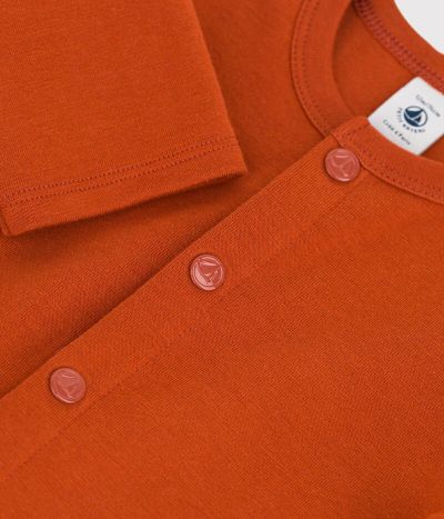 Cardigan bébé uni en jersey épais