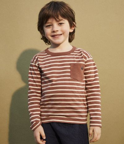 Tee-shirt manches longues en coton enfant garçon