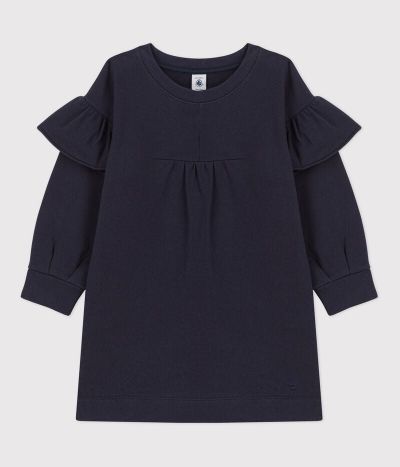 Robe manches longues en molleton enfant fille