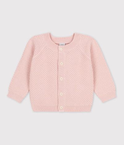 Cardigan bébé en tricot en coton