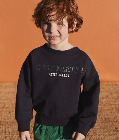 Sweatshirt imprimé en molleton enfant garçon