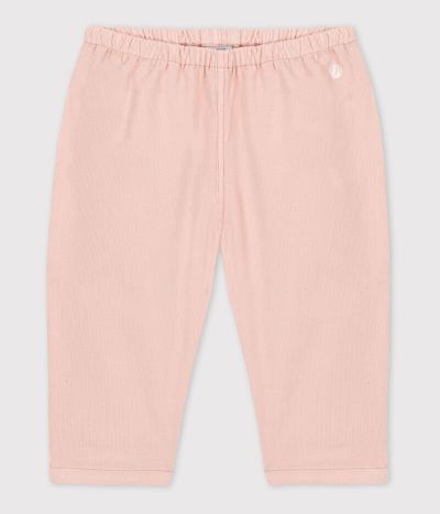 Pantalon bébé en velours fin