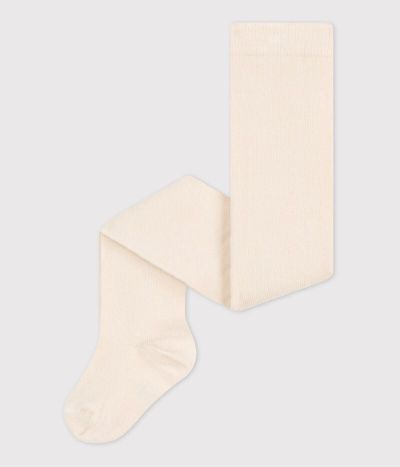 Collant bébé uni en coton