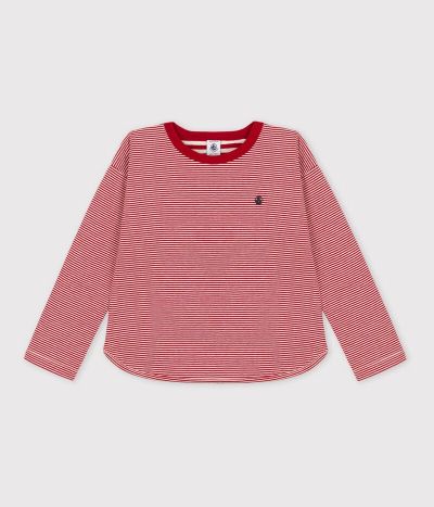 Tee-shirt manches longues en tubique enfant garçon