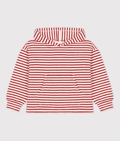 SWEATSHIRT RAYÉ À CAPUCHE ENFANT GARÇON