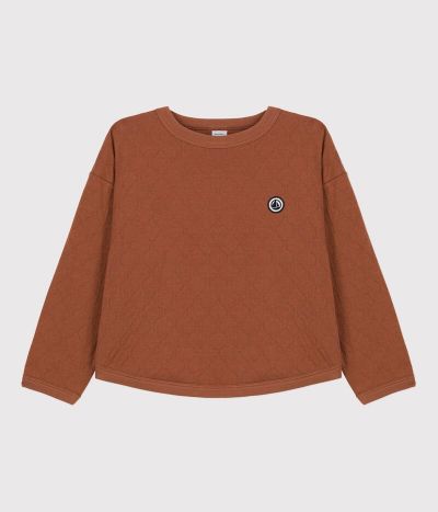 Sweatshirt en tubique matelassé enfant garçon