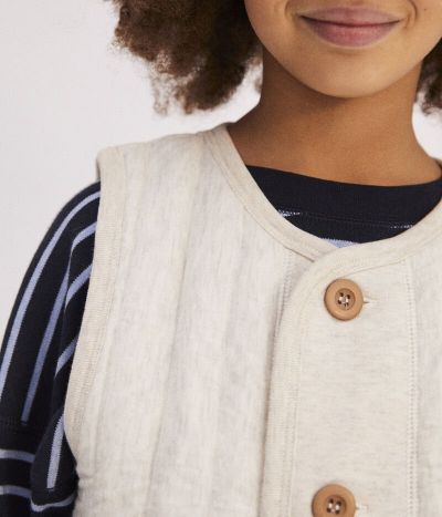 Veste sans manche en tubique enfant fille / garçon