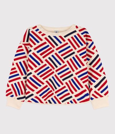 Sweatshirt imprimé en molleton enfant garçon/fille