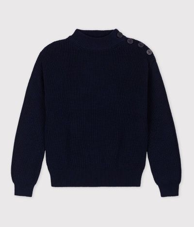Pull en côte anglaise en coton Femme