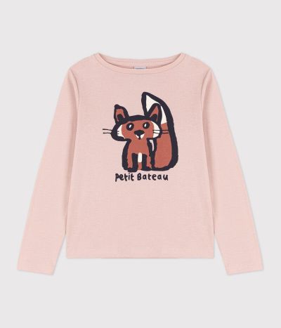 Tee-shirt manches longues en coton enfant fille / garçon