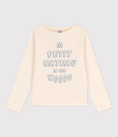 Tee-shirt manches longues en coton enfant fille / garçon