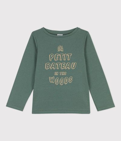 Tee-shirt manches longues en coton enfant fille / garçon