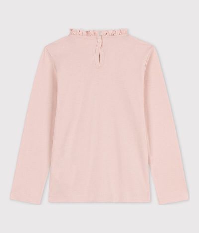Tee-shirt manches longues en coton enfant fille