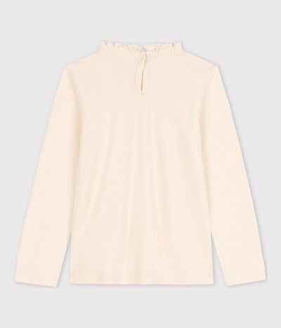 Tee-shirt manches longues en coton enfant fille