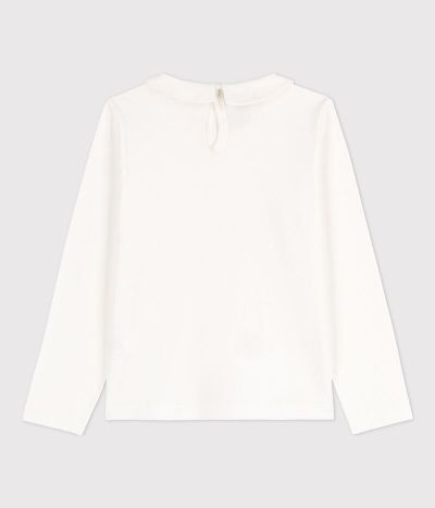 Tee-shirt manches longues coton  enfant fille