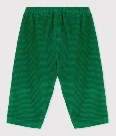 Pantalon bébé en velours grosses côtes