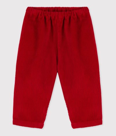 Pantalon bébé en velours grosses côtes