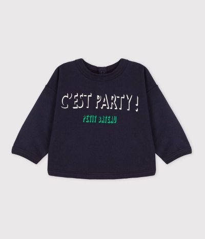 Sweatshirt bébé en coton