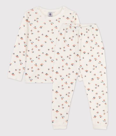 Pyjama fleur petite fille en tubique