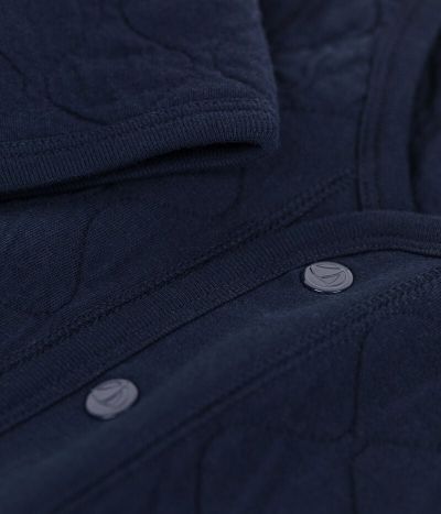 Cardigan bébé en tubique matelassé