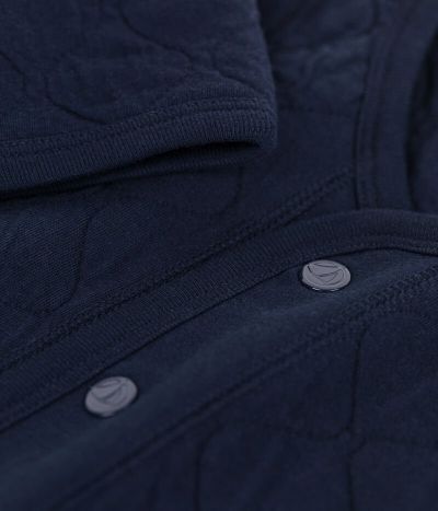 Cardigan bébé en tubique matelassé