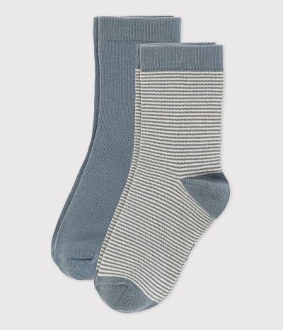 Lot de 2 paires de chaussettes enfant garçon-fille