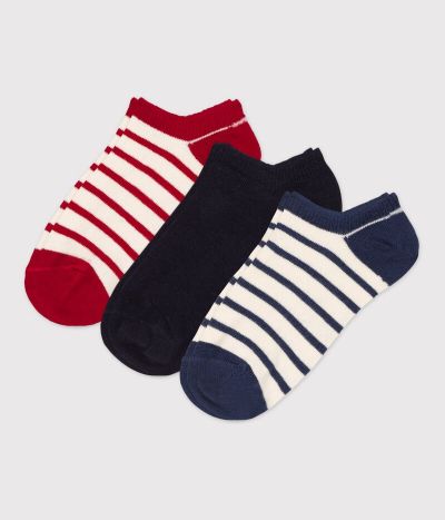 Lot de 3 paires de chaussettes enfant garçon-fille