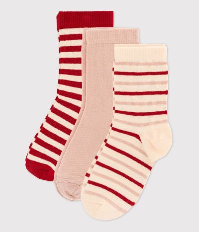 Lot de 3 paires de chaussettes enfant fille