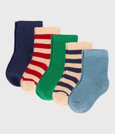 Importé - Lot de 1 & 2 Paires de Collant pour Bébé/Enfants 100% Coton –