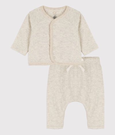 Ensemble 2 pièces bébé matelassée en coton