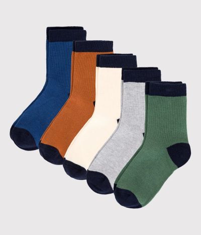 Lot de 5 paires de chaussettes enfant garçon