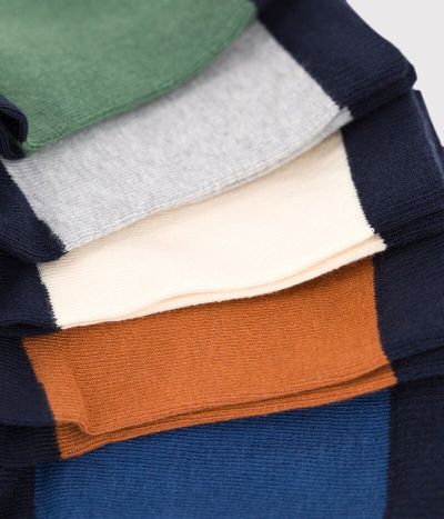 Lot de 5 paires de chaussettes enfant garçon
