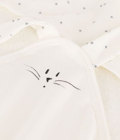 Carré de bain et doudou en coton