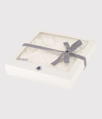 Carré de bain et doudou en coton