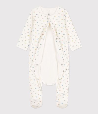 Bodyjama fleurs en coton