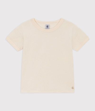 Tee-shirt en bouclette éponge enfant fille/garçon