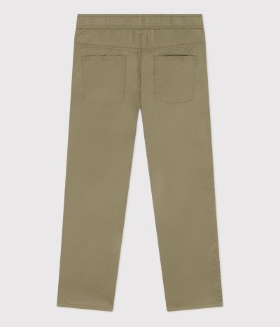 Pantalon regular en serge de coton enfant garçon