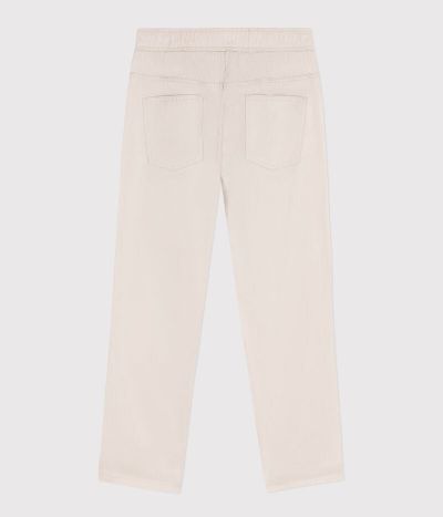 Pantalon regular en serge de coton enfant garçon
