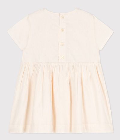 Robe manches courtes bébé à smocks