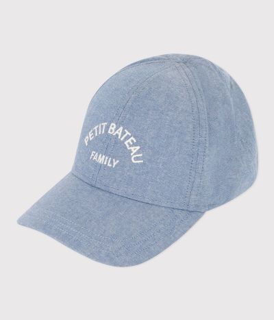 Casquette Petit Boat en denim enfant mixte
