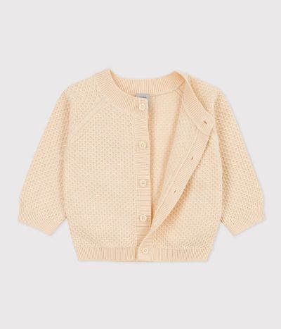 Cardigan bébé en tricot en coton